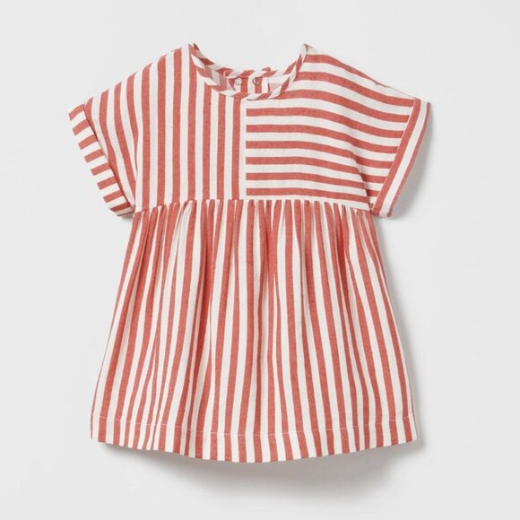 Zara Red Striped Dress
